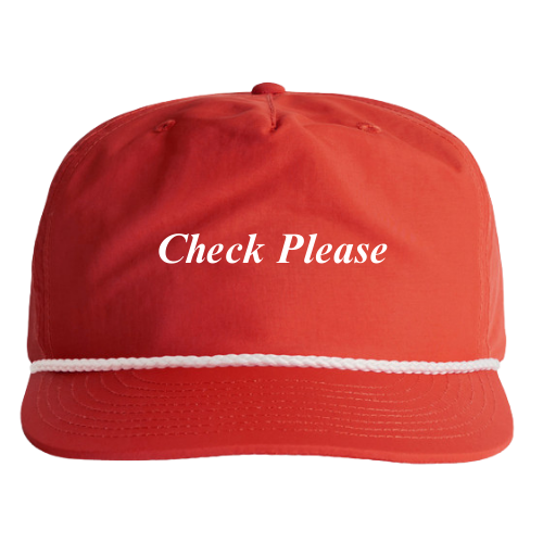 Check Please Rope Hat